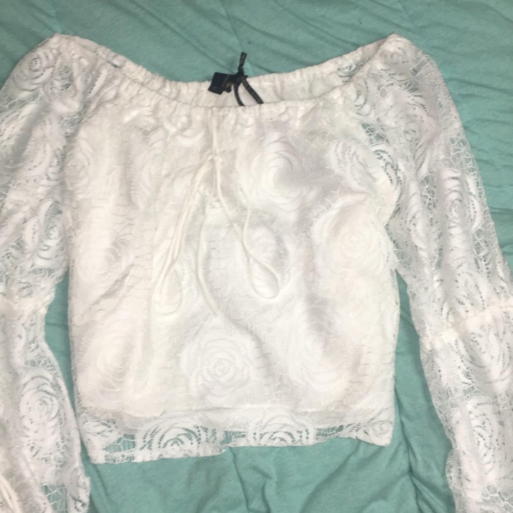 White Lace Blouse